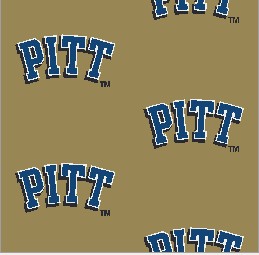 Collegiate Repeating Pitt (Gold)